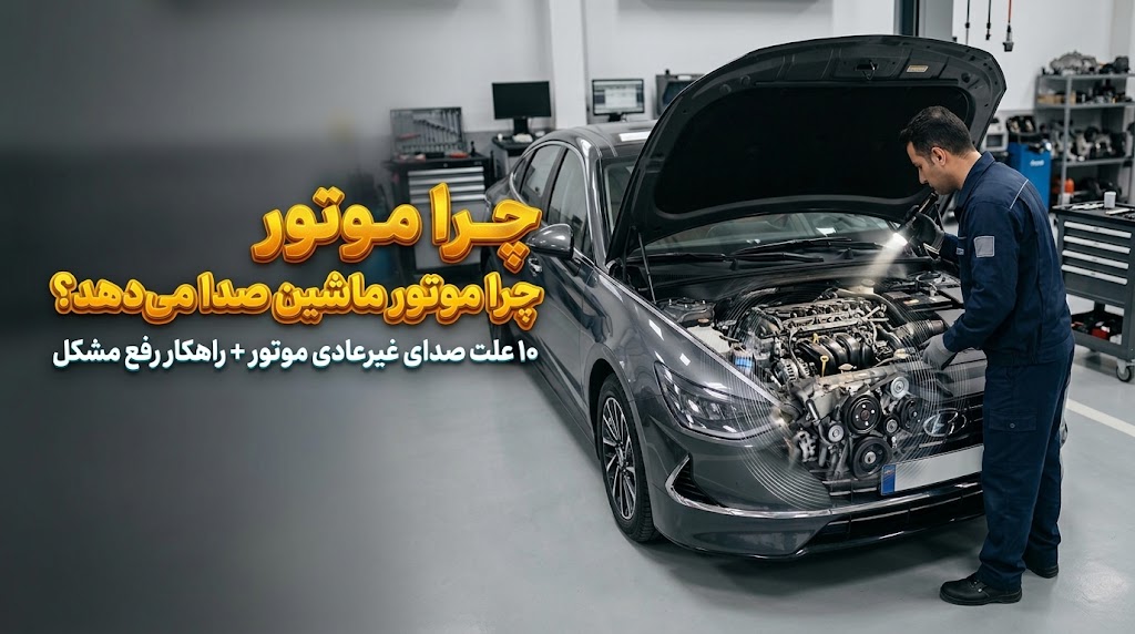 چرا موتور ماشین صدا می‌دهد؟ ۱۰ علت صدای غیرعادی موتور + راهکار رفع مشکل
