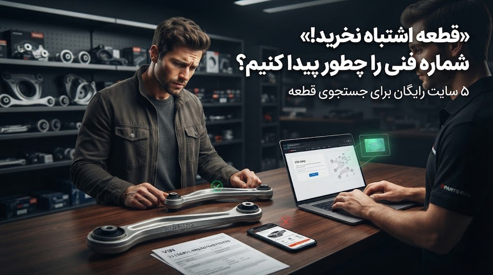 شماره فنی قطعه خودرو را چطور پیدا کنیم؟ ۵ سایت رایگان برای پیدا کردن قطعه دقیق
